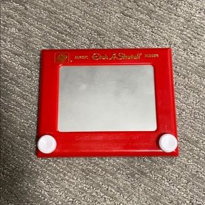Red etch a sketch